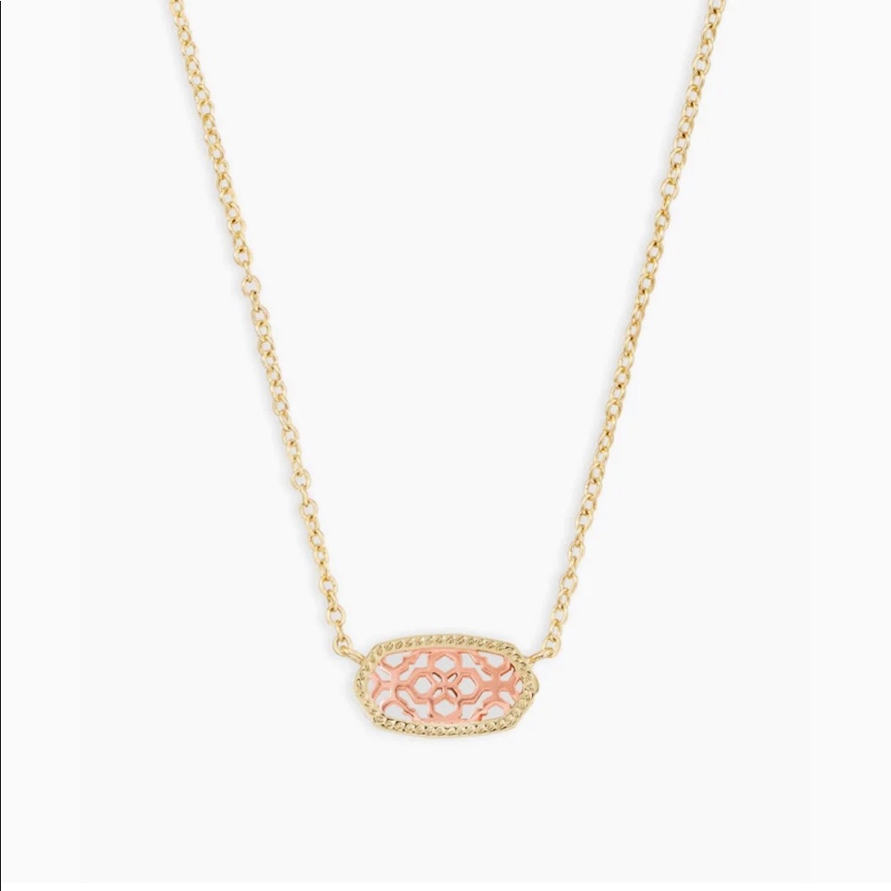 Kendra Scott Elisa Rose Gold & Silver Necklace